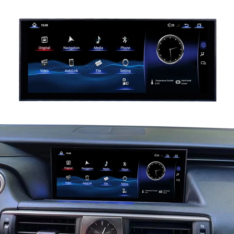 1920*720 Android 13 8core 8+128gb For Lexus IS IS200 IS250 IS300 IS350  Touch Screen Display Carplay Android Auto GPS Navigation