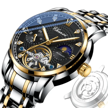 Chenxi 8870 Relogio Masculino Stainless Steel Men's Wrist Watches Tourbillon Automatic Mechanical Watch