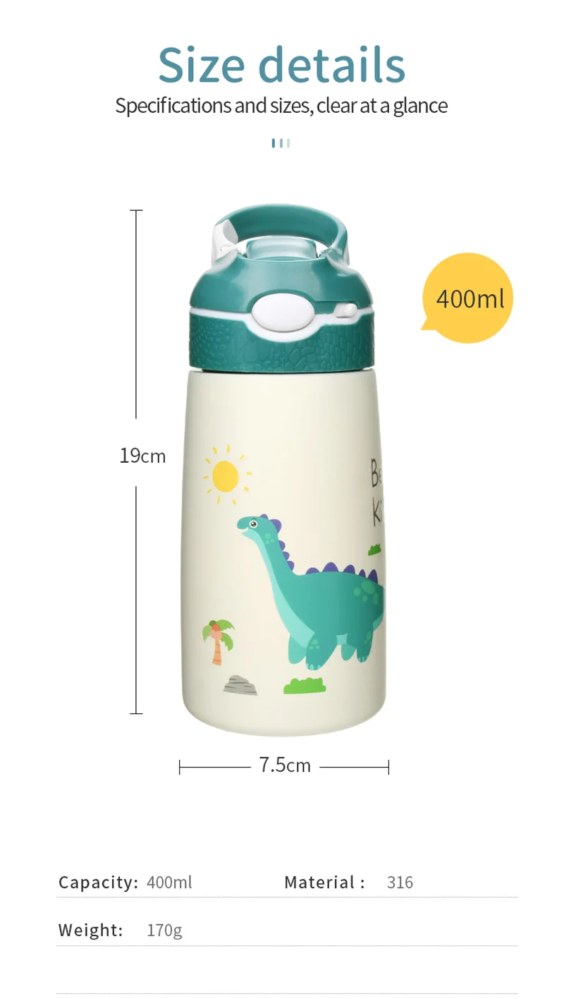 Aohea BPA Free American Style Custom Water Bottle Plastic kids Tritan water bottle with straw factory