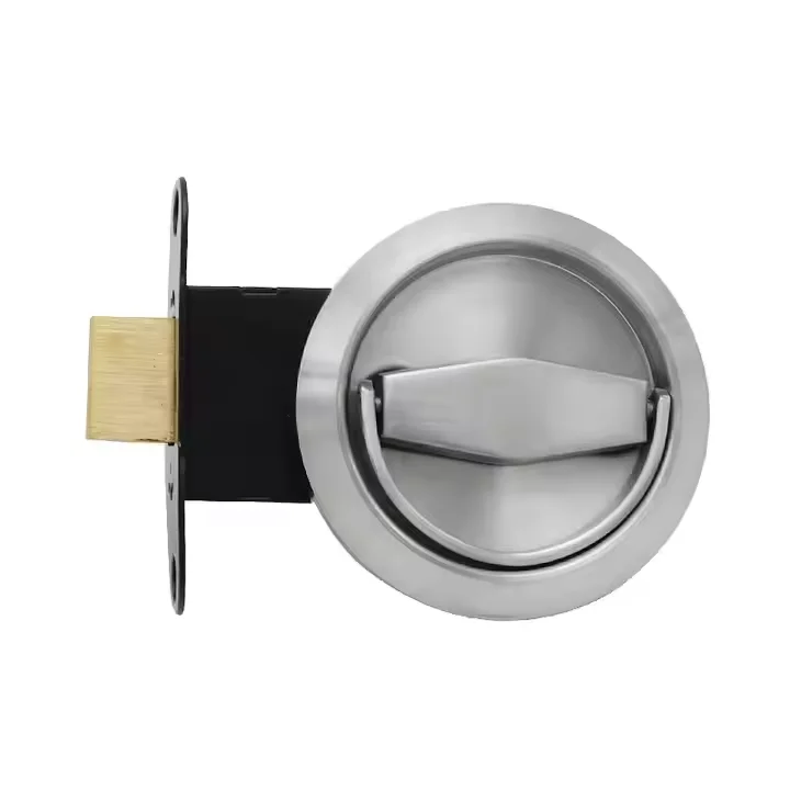 Современный дизайн, вытяжное кольцо, скрытая ручка, блокировка, установка для минималистской внутренней двери