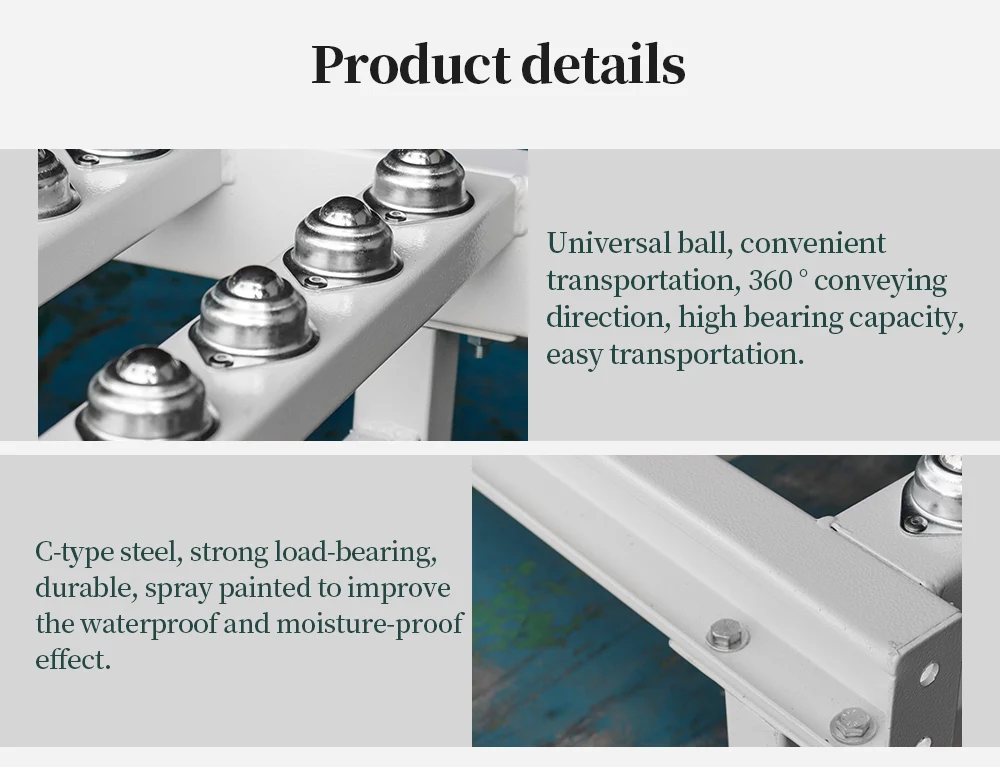 Hongrui Roller Conveyor Ball Table Ox Eye Table suitable for wooden board transportation supplier