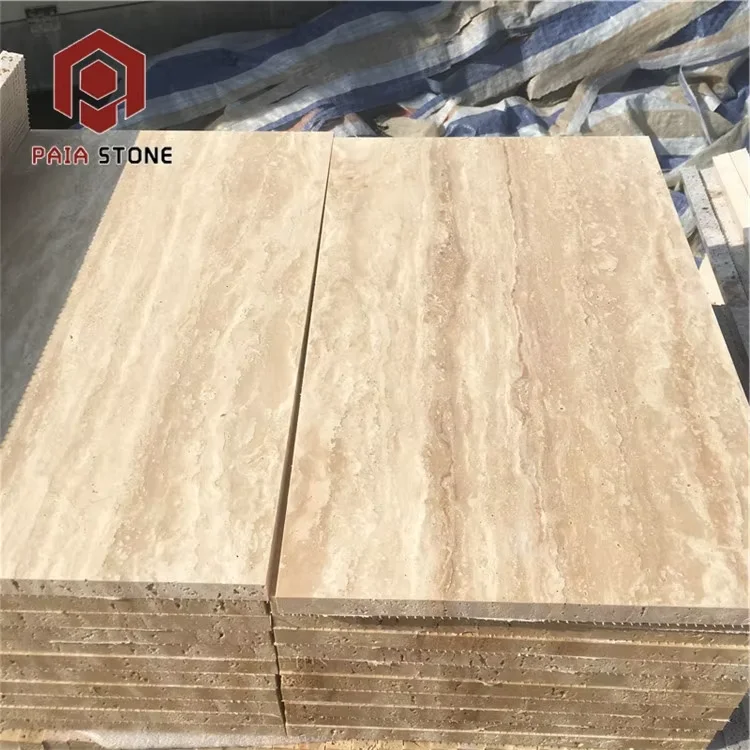 product modern design natural beige travertine marble tiles polished exterior wall stone for hotel use 1 year warranty m2 price china-5