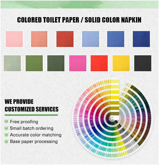 Eco-friendly Bathroom Embossed Roll Cheap Toilet Paper Printed Tissue Paper 3 Layers Colour Red Black Toilet Paper