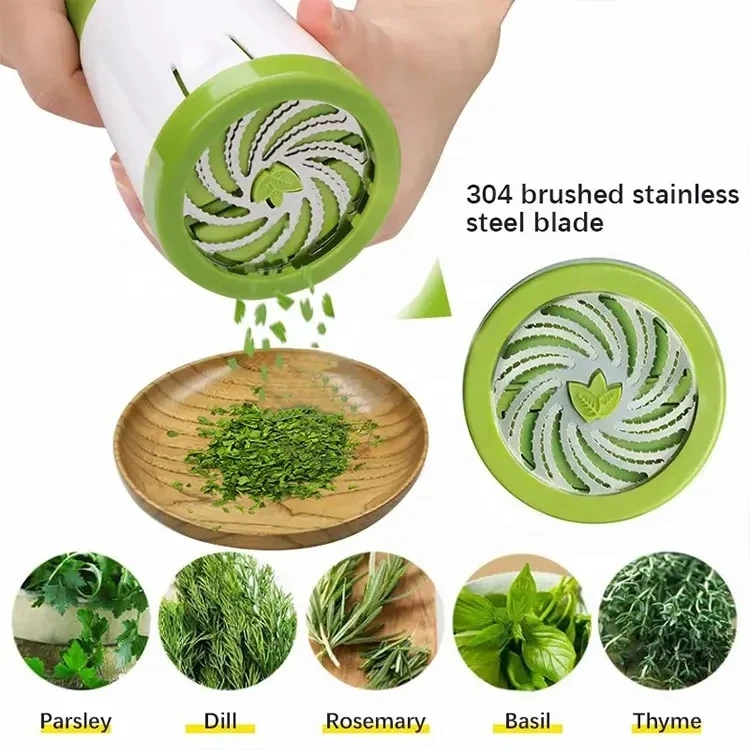 2024 Hot Sell Hand Roller Herb Spice Grinder Vegetable Dry Grated Coriander Chopper Cutt aperçu 3