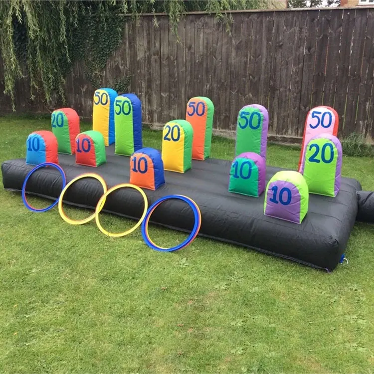 new arrival inflatable ring toss game outdoor inflatable hoopla