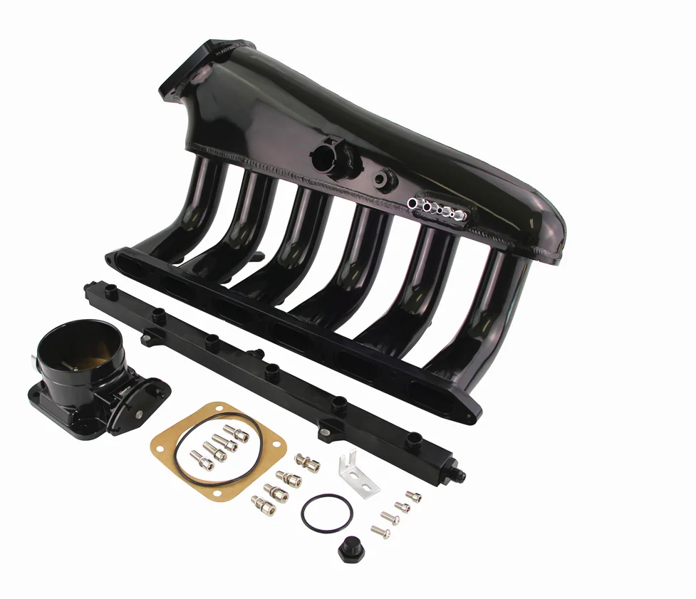 Intake Manifold Kits With Fuel Rail+90mm Throttle Body Fits For E36 E46