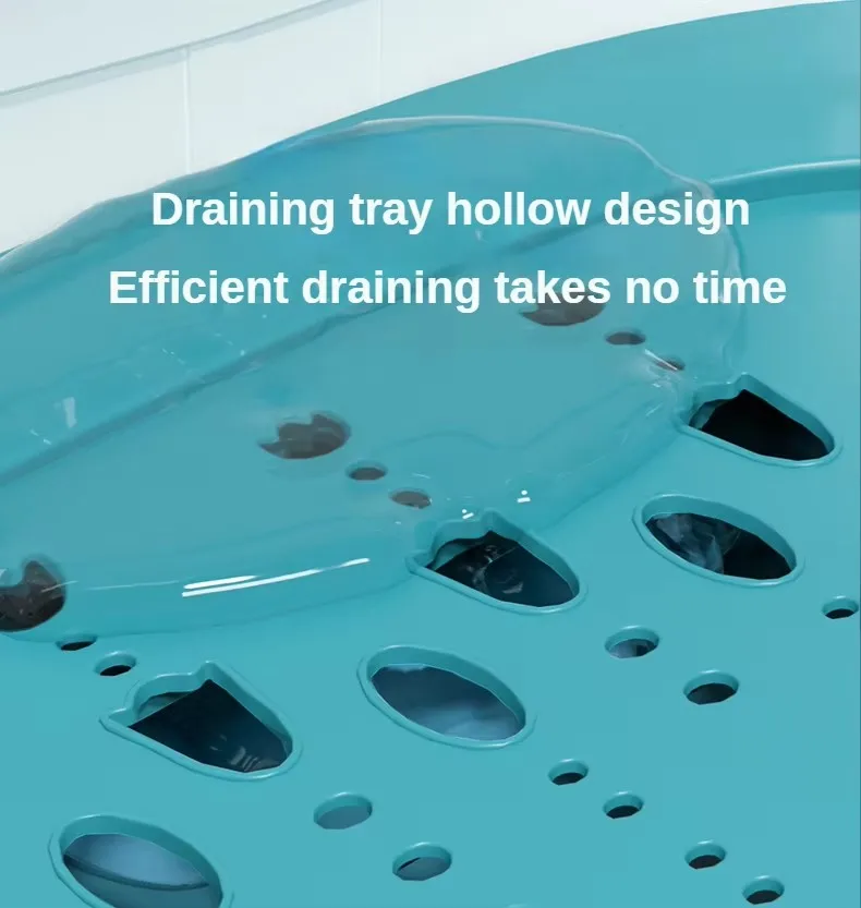 Direct Price Bottle Drying Rack with Drainer Board Plastic Baby Feeding Bottle Storage Box Stand Type for Kitchen & Living Room factory