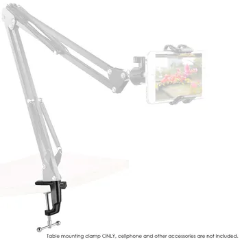 Neewer Metal Table Mounting Clamp for Microphone Suspension  Scissor Arm Stand Holder with an Adjustable Positioning Screw detail image