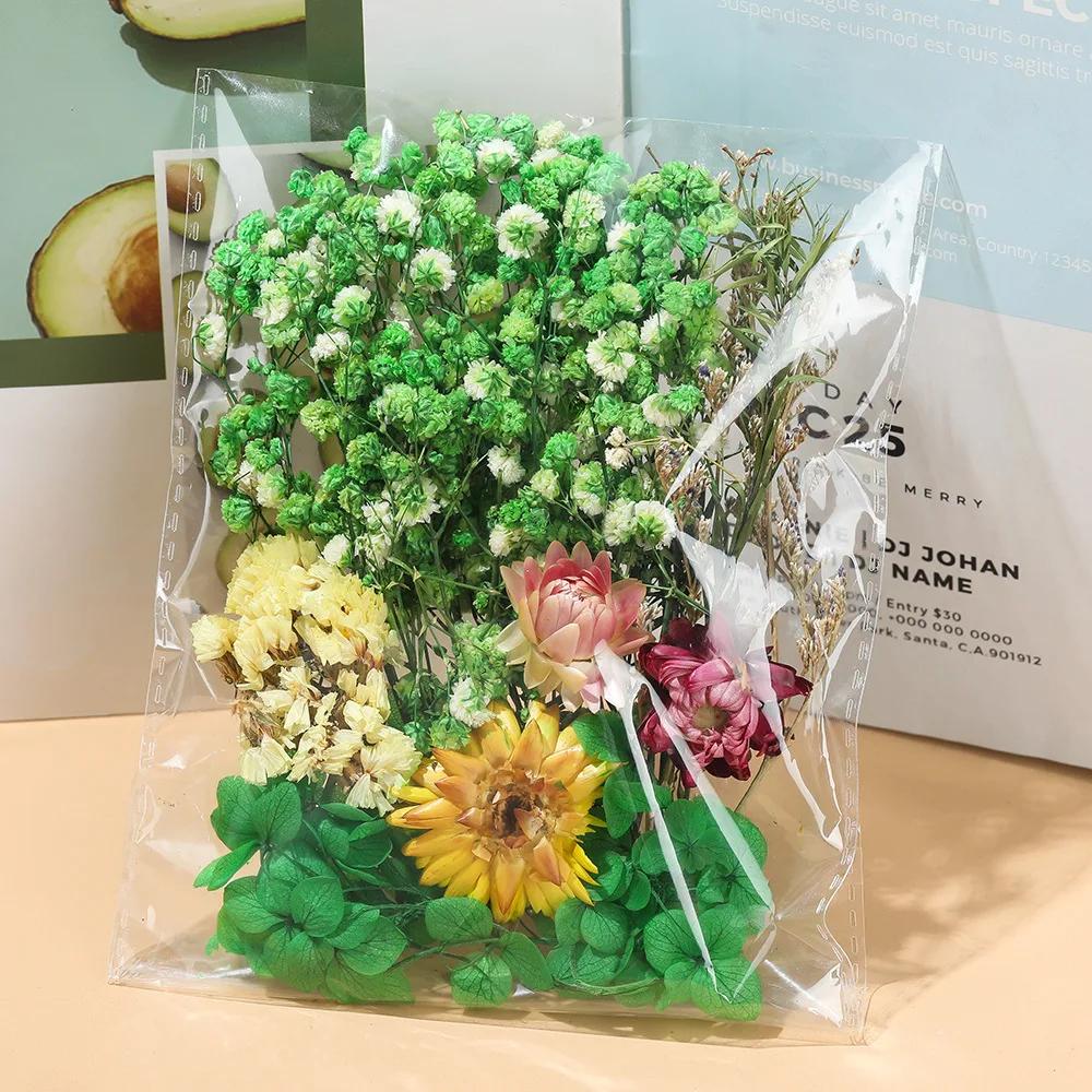 DIYイモータルフラワークラフト用品ドライフラワーファンフォト