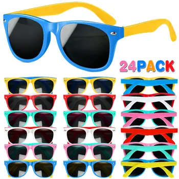 2024 High quality Children Sun glasses Vintage baby Toddler Girls Flexible silicone kids Sunglasses