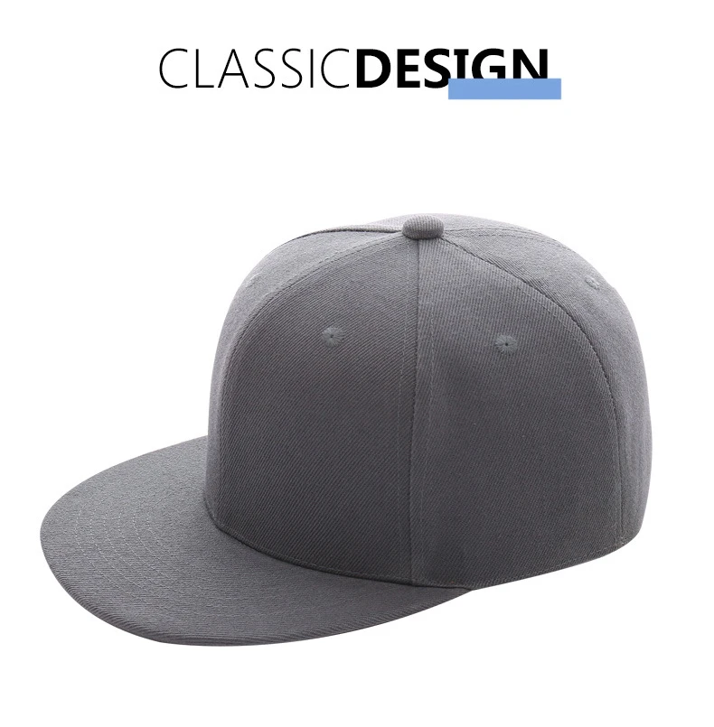 Custom Snapback Back Hat Male Hiphop Flat Skateboard Cap Men Women Plus Size Fitted Baseball Cap