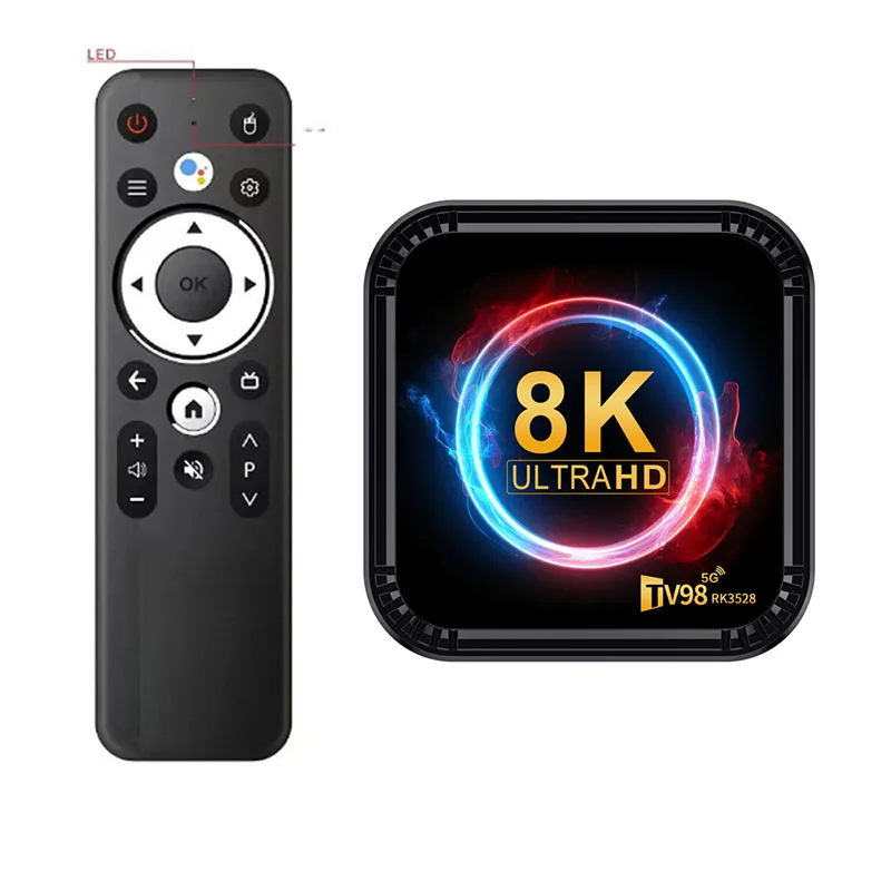 スカパー！ 4K・8K対応セットトップボックス TV98 RK3528 - Smart Set-Top Box with 4K, 2GB RAM, 16GB Storage
