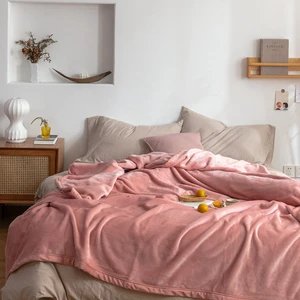 Competitive Price Skin-Friendly Luxury Cozy Warm Soft King Size Bed Flannel Fleece Blankets