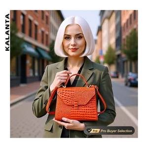 KALANTA Messenger Sacs Women's Mujer Square Top-Handle European Femm Office Femme  2026 New Handbags Bags