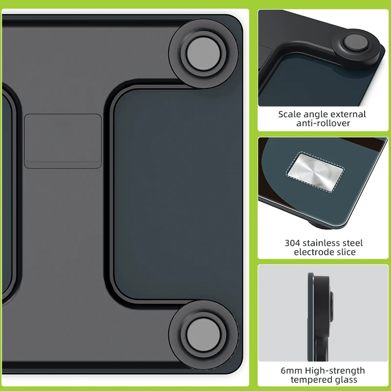 Free App SDK API BMI Glass Electric Weighing bluetooth Personal Scale Smart Scale for Body Weight Scale Digital Bathroom