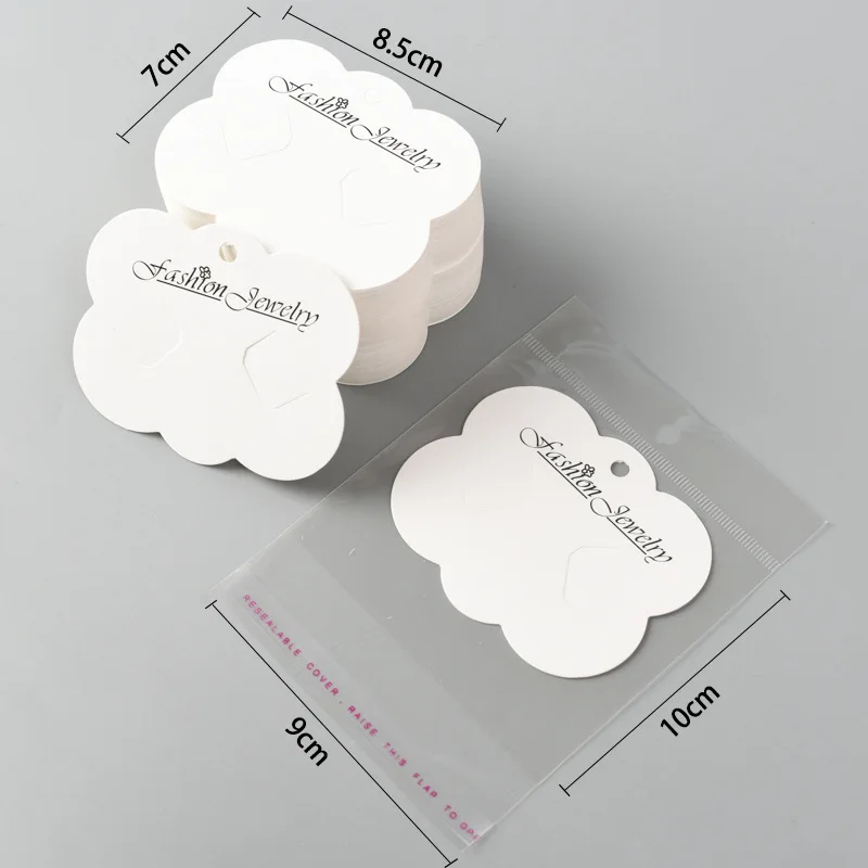 Custom Paper Cardboard Jewelry Packaging - Earring Holder Cards