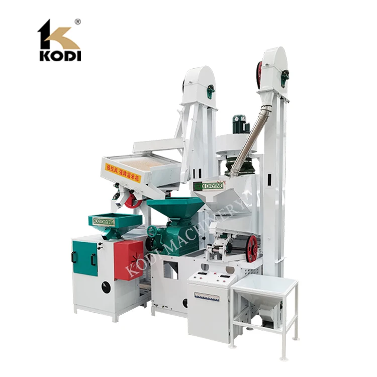 NZJ15 Complete Set Full Automatic Rice Mill Machine