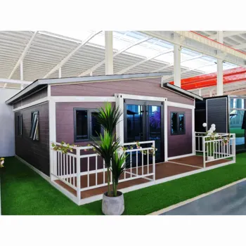 Luxury Modern Rectangular Steel Shipping Container Expandable Breathable Hotel Design Sustainable for Apartment or House Use