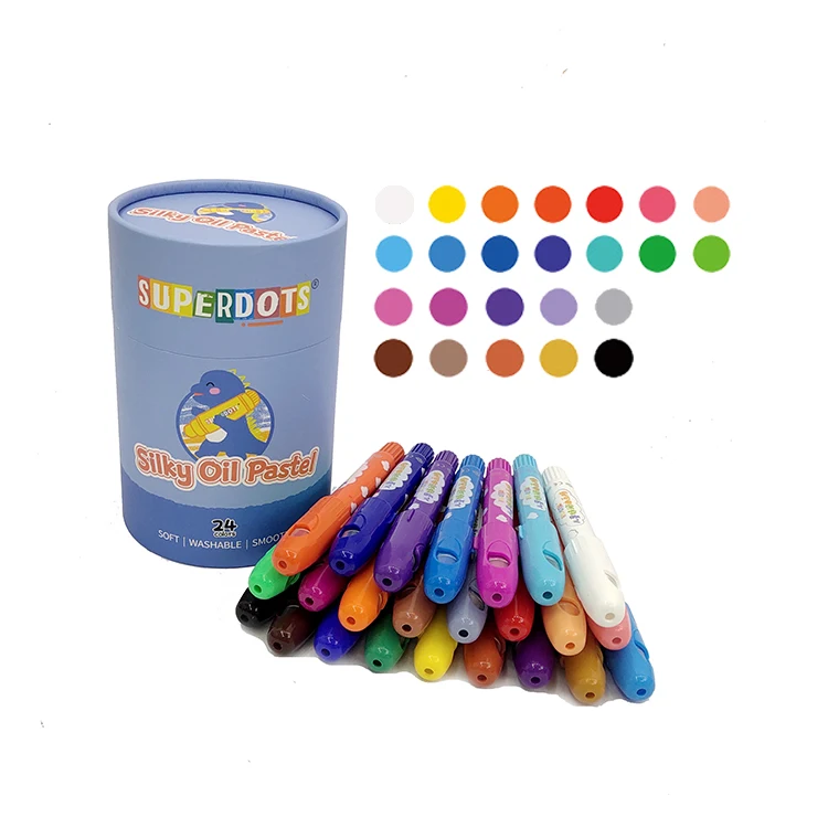 School Supplies Kawaii Stationery Oil Pastel 12/24/36 Colors Non Toxic Oil  Pastel Crayons Washable Jumbo Crayons Art Sets - Buy Oil Pastel Crayons,Oil