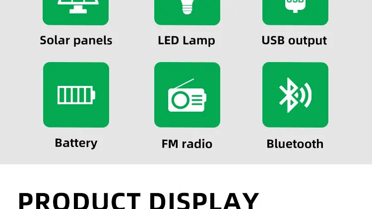 Hot-selling Solar TV Long Battery Life Convenient Carry Clear Video-Solar Related Product