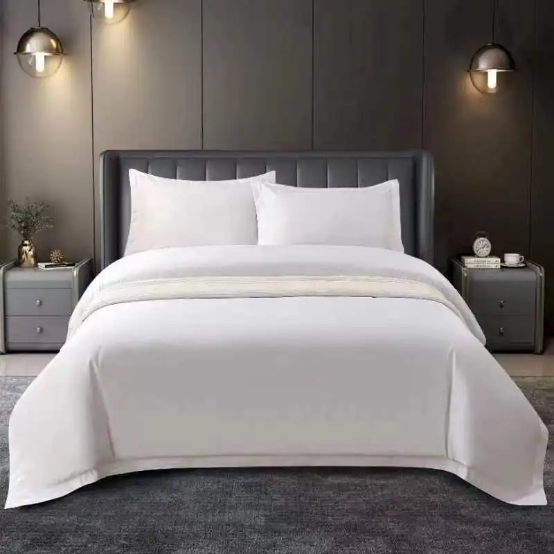 Star hotel design renderings Shop sample custom hotel 100% cotton 200tc 300tc 4pc bed sets bedding details