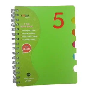 High Quality Custom Logo Spiral Hardcover PP Notebook Promotional Journal Students Printed Style School Planner