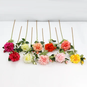 High quality Mother day gifts 2021 long lasting flower rose artificial roses for wedding perserved forever roses