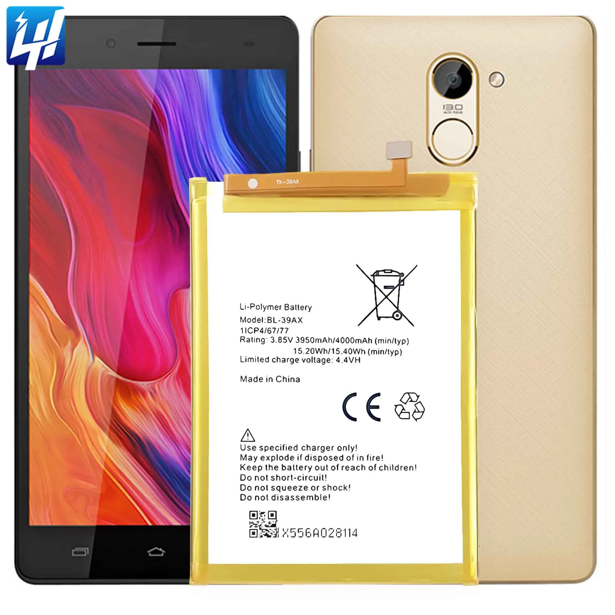 OEM 4000mah BL-39GX Battery for Infinix Hot S3 Hot Pro