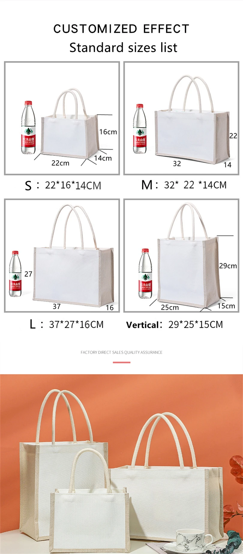 Wholesale Promotional Burlap Jute Tote Bags Reusable Grocery Eco Small Shopping Tote Bag Buy