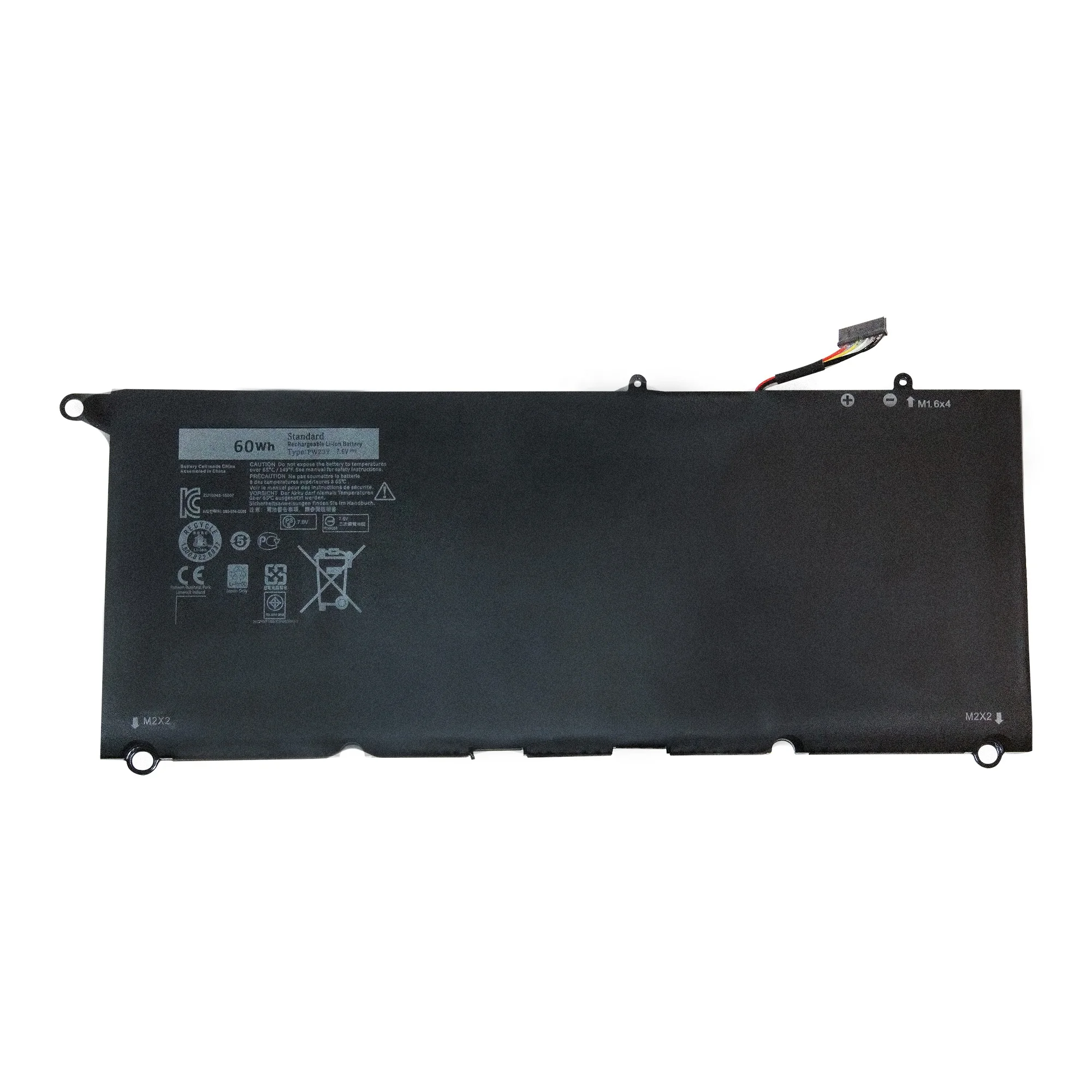 China Hot Sale Original Manufacturer Wholesale Good 6800MAH 60WH Battery For Dell Laptop Battery PW23Y XPS 13 9360