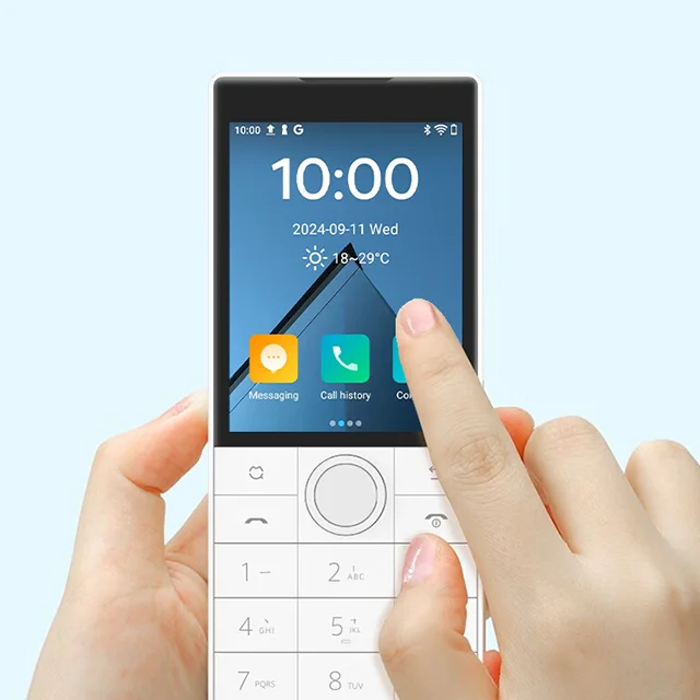 Telefone Móvel Mini Duoqin F22 Sem Câmera com Tela Sensível ao
