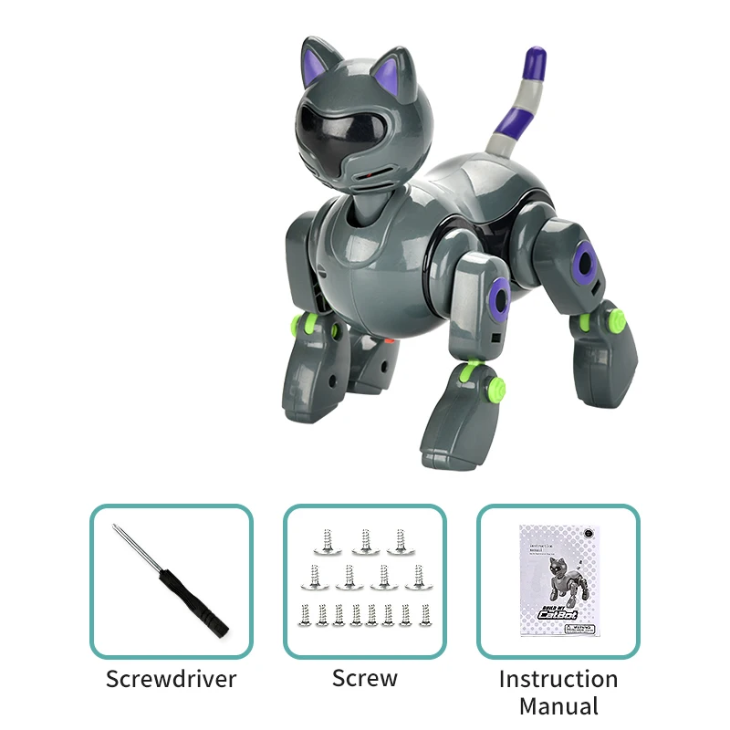 Игрушка-робот «сделай сам» для детей Самосборная игрушка-робот со звуком и подсветкой разборный робот