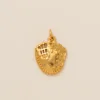 Baseball Pendant Gold