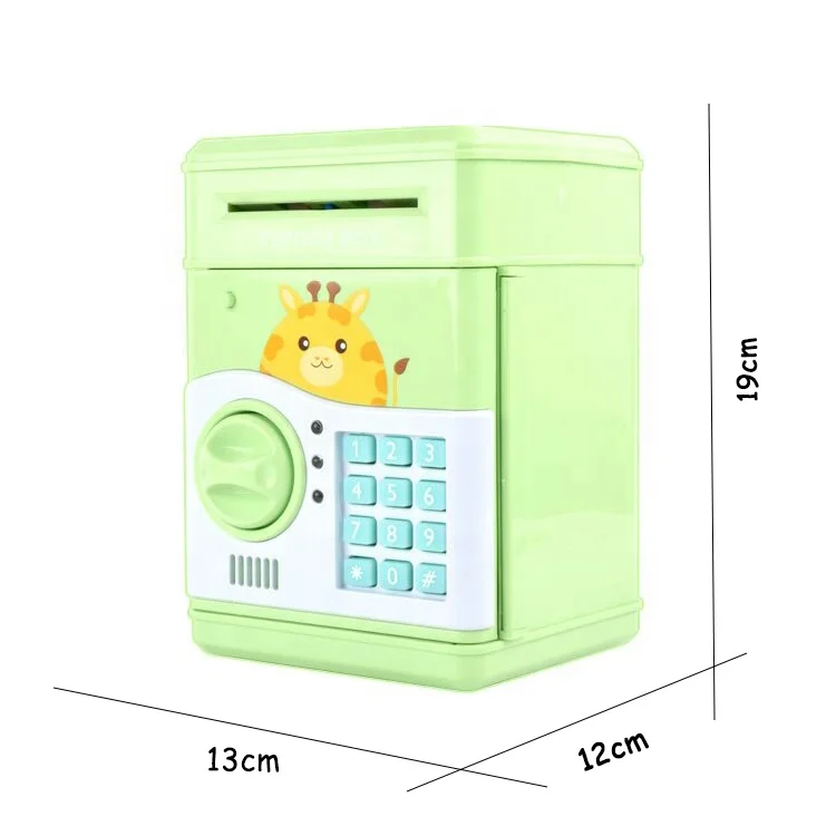 Красивая розовая Копилка на заказ, пластиковые игрушки для экономии денег