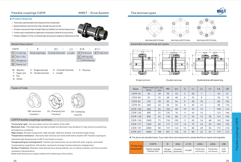 Coupling Diaphragm single Double Disc Shaft Coupler Flexible Aluminum Single Diaphragms Clamp Coupling China Factory Supply