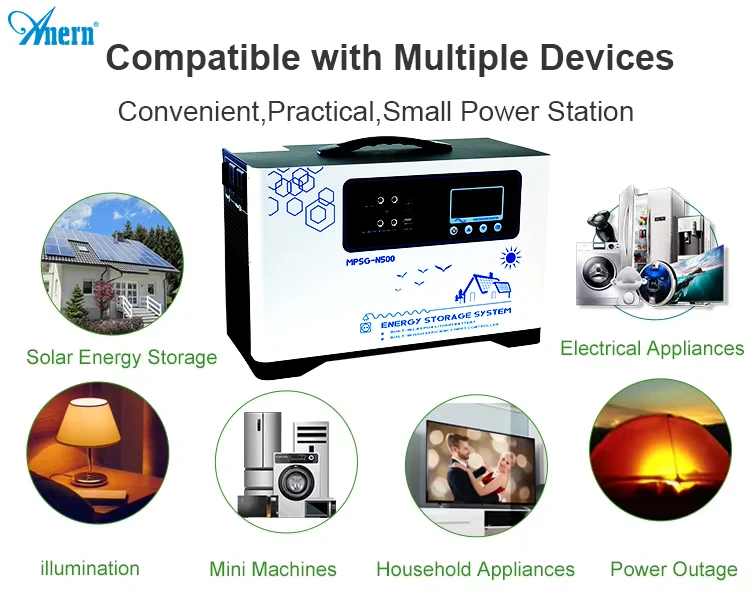 High Quality Mini Solar Power Generator for Home & Camping