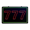 777 neon sign