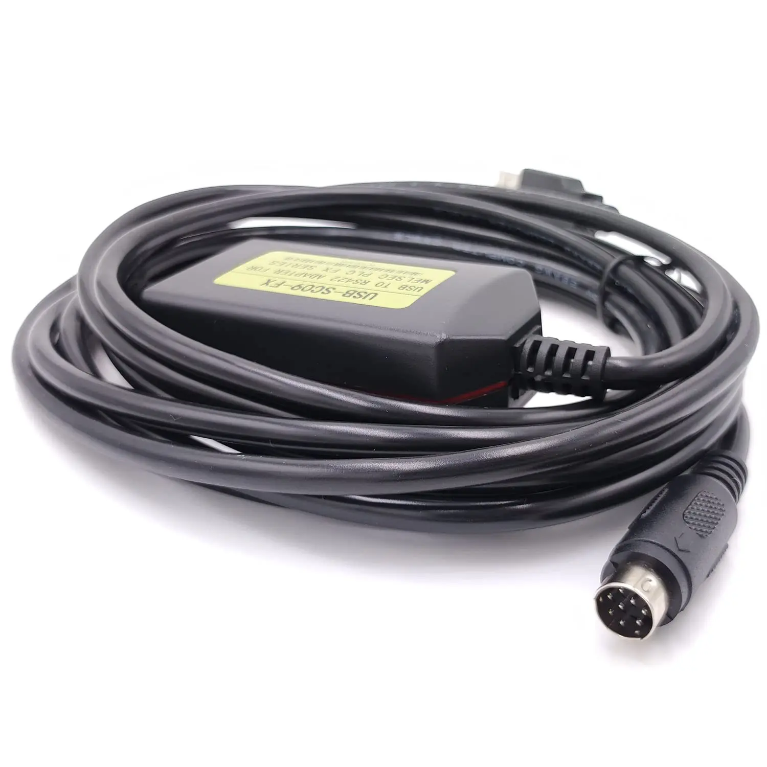 Plc Programming Usb-sc09-fx Cable For Mitsubishi Melsec Usb To Rs422 ...