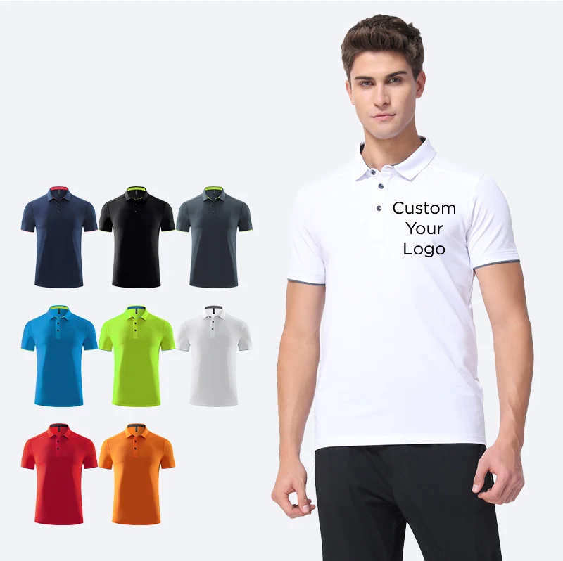 Tシャツ・カットソー Logo Motif Polo Shirt unisex-pique-polo-shirt-navy-