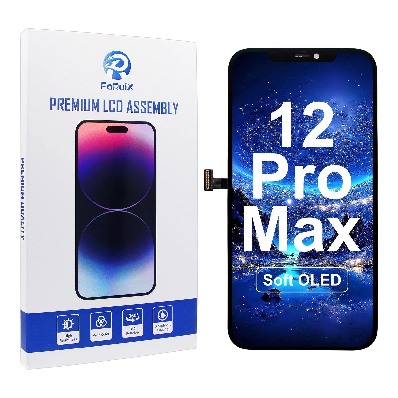 High Quality FRX 120HZ Soft OLED for Iphone 13 Pro Repair