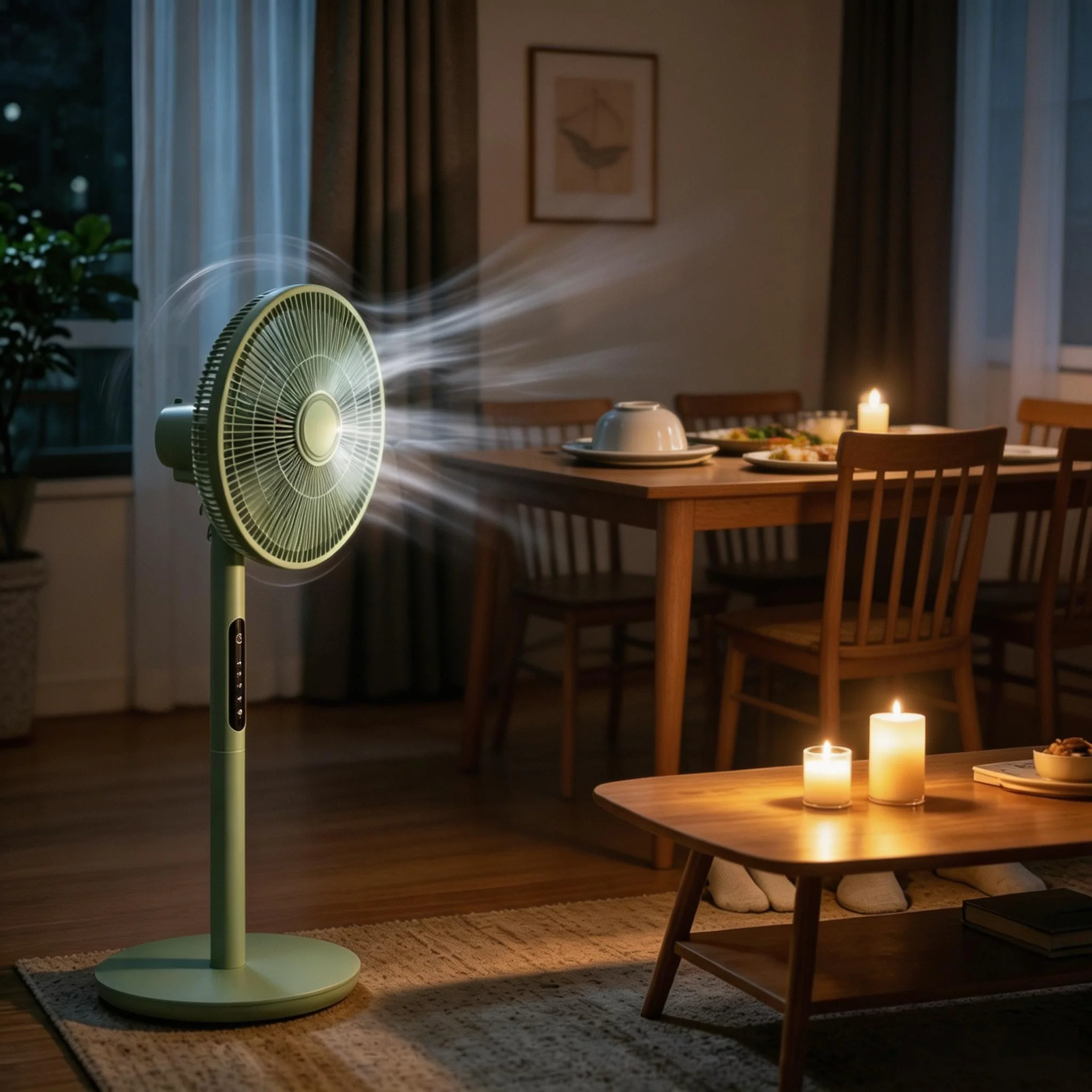 Pedestal Fan, 16'', Solar, Plastic, Brushless - detail 20