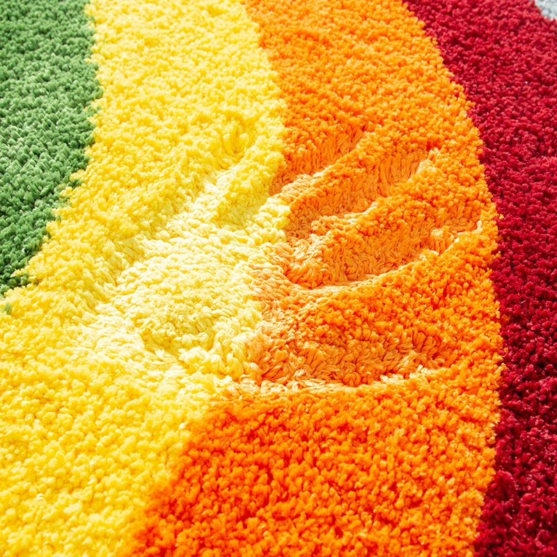 Новый голый коврик для ванной машинная стирка разноцветный супер-коврик мытья воды