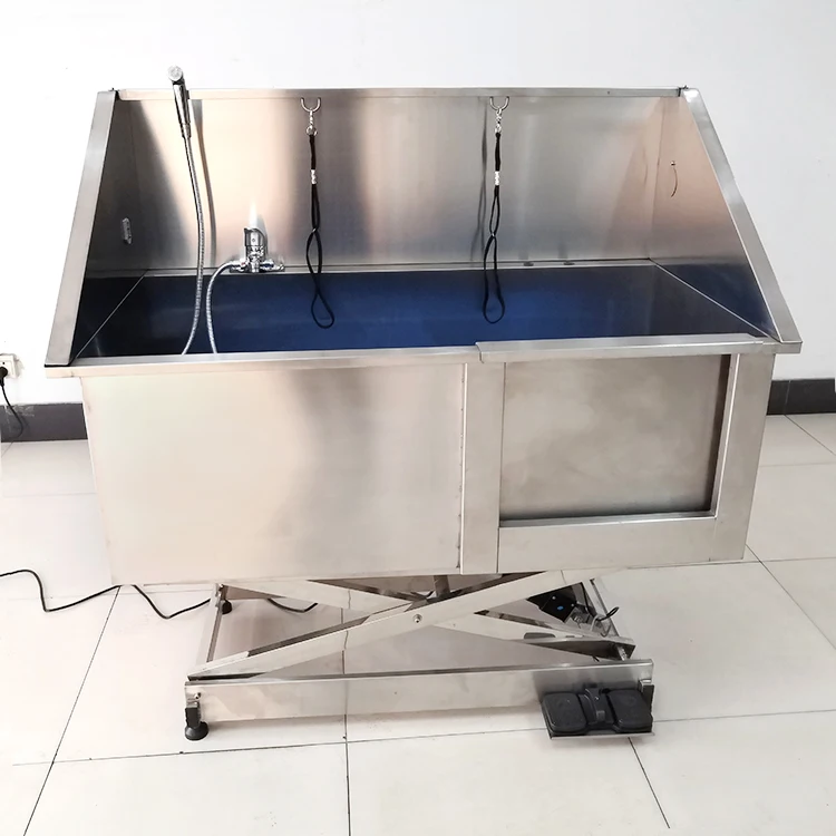 Usmilepet Wholesale Price Stainless Steel Electric Lifting Dog Bath Tub