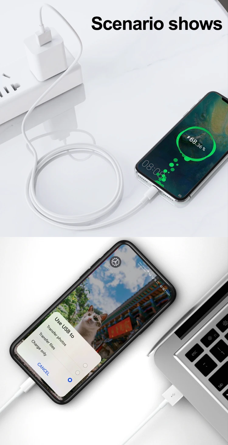 Wholesale Price 3ft Data Transfer Usb Cable Type C Fast Charging For IPhone Usb 5w Charger_voghion.com