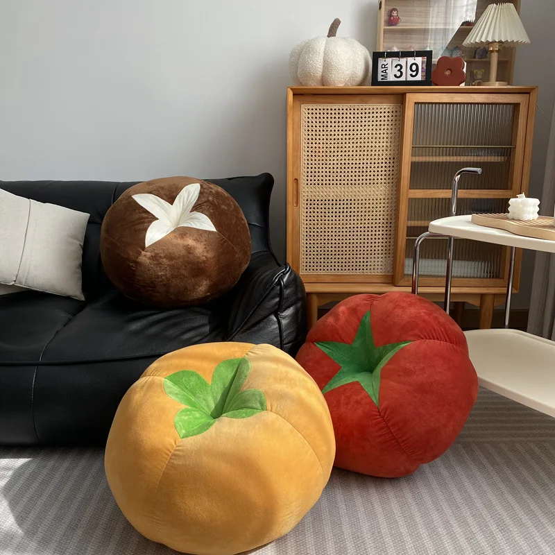 AOYATEX Round pillow bay window tatami floor thick butt mat vegetable mushroom persimmon cushion factory