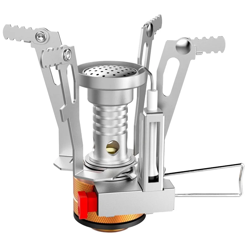 Portable Camping Stove, Hiking Stove, Pocket Stove, Mini Camp Stove, Compact Wind Resistant Camping Stove for Backpacking