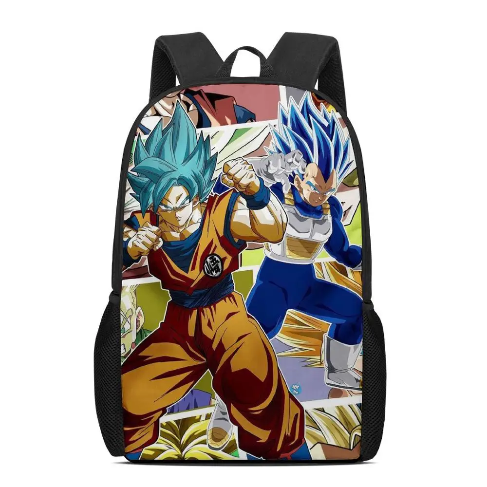 Dragon Ball Goku Backpacks+Pencil Bag 3Pcs/set for Teenagers Girls