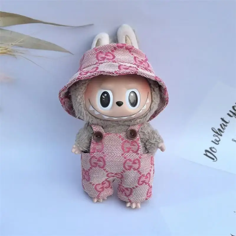 Vestiti Per Bambole Labubu 17 Cm - Set Pigiama Lusso Tema Notte, Outfit Elegante, Tessuto Elastico (Senza Bambola)