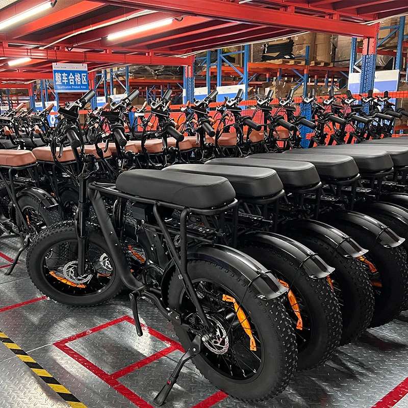 Electric Fat Tire Bike with 500W Motor 40-80 km Range