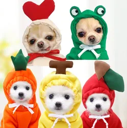 Factory Outlet Autumn Winter Sweater Fleece Medium and Large Dogs Cats cute Fruit Sweater Pet Teddy